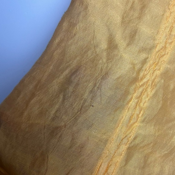 Cut Loose Baggies Linen Pull on minimalist boho adjustable Length cuffed skirt S - Picture 12 of 12